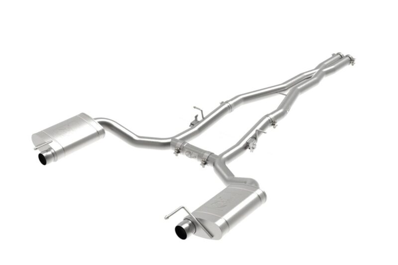 aFe Power 2015-2023 Dodge Charger/Hellcat V8-6.2L (sc)/392 V8-6.4L MACH Force-Xp 3 IN 304 Stainless Steel Cat-Back Exhaust System