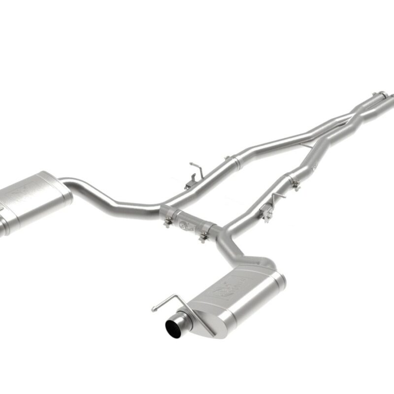 aFe Power 2015-2023 Dodge Charger/Hellcat V8-6.2L (sc)/392 V8-6.4L MACH Force-Xp 3 IN 304 Stainless Steel Cat-Back Exhaust System