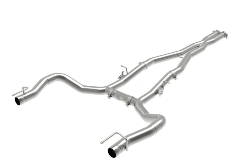 aFe Power 2015-2023 Dodge Charger/Hellcat V8-6.2L (sc)/392 V8-6.4L MACH Force-Xp 3 IN 304 Stainless Steel Cat-Back Exhaust System w/ No Muffler