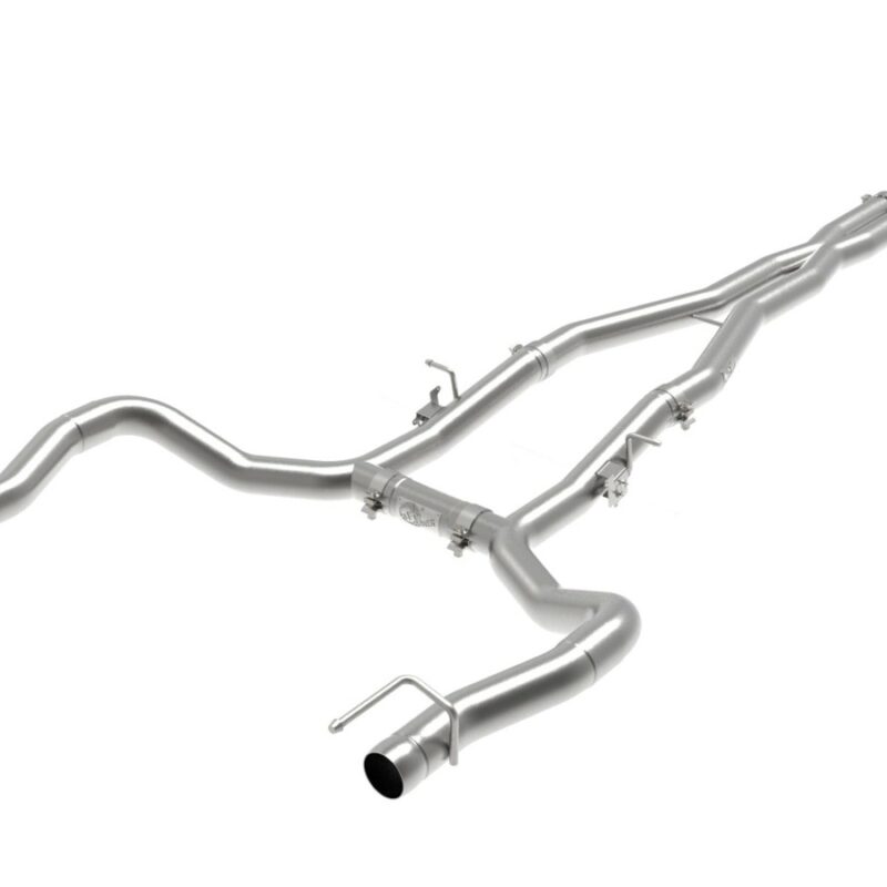 aFe Power 2015-2023 Dodge Charger/Hellcat V8-6.2L (sc)/392 V8-6.4L MACH Force-Xp 3 IN 304 Stainless Steel Cat-Back Exhaust System w/ No Muffler