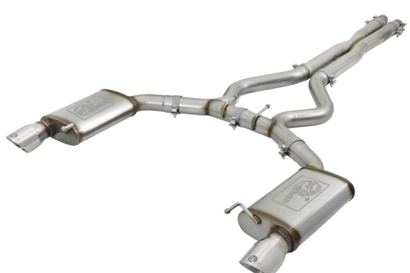 aFe Power 2015-2017 Ford Mustang V8-5.0L MACH Force-Xp 3 IN 304 Stainless Steel Cat-Back Exhaust System