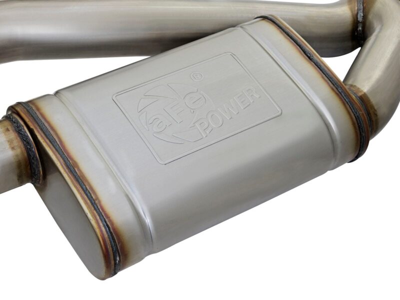 aFe Power 2016-2024 Chevrolet Camaro SS V8-6.2L (sc) M/T MACH Force-Xp 3 IN 304 Stainless Steel Axle-Back Exhaust System Polished - Image 5
