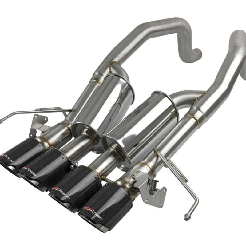 aFe Power 2015-2019 Chevrolet Corvette Z06 C7 V8-6.2L (sc) (Without AFM Valves) MACH Force-Xp 3" to 2-1/2" 304 Stainless Steel Axle-Back Exhaust System