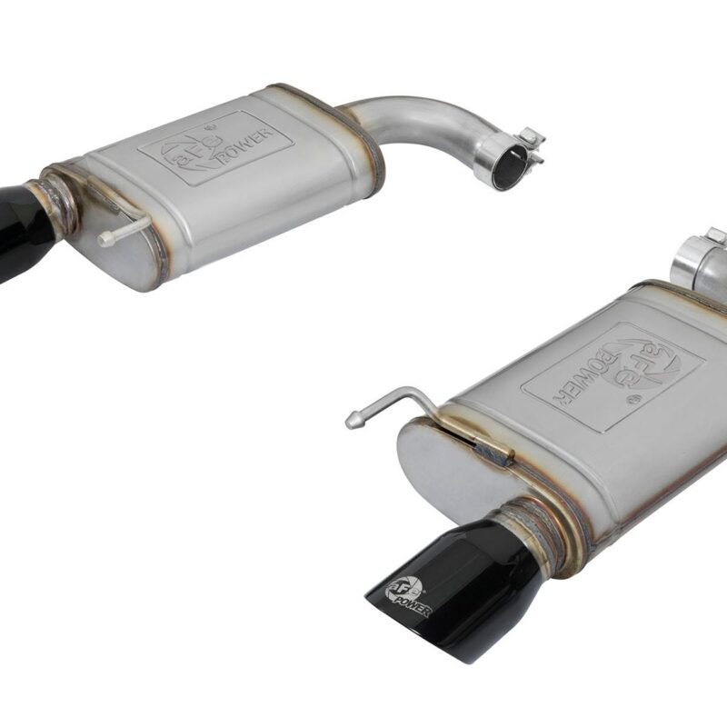 aFe Power 2015-2021 Ford Mustang EcoBoost/V6-3.7L MACH Force-Xp 2-1/2" 409 Stainless Steel Axle-Back Exhaust System