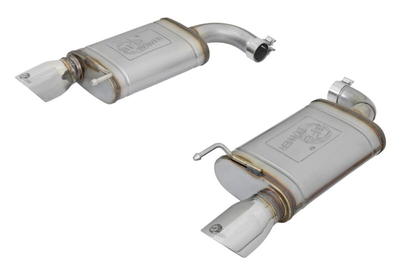 aFe Power 2015-2021 Ford Mustang EcoBoost/V6-3.7L MACH Force-Xp 2-1/2" 409 Stainless Steel Axle-Back Exhaust System