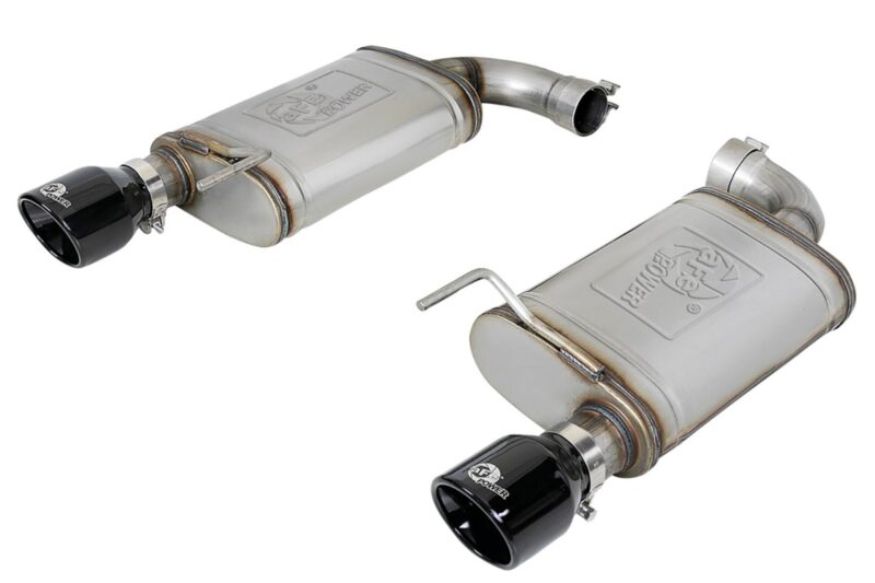 aFe Power 2015-2017 Ford Mustang GT V8-5.0L MACH Force-Xp 2-1/2" 409 Stainless Steel Axle-Back Exhaust System