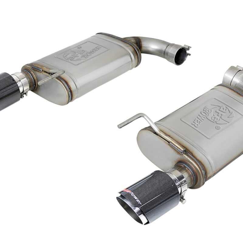 aFe Power 2015-2017 Ford Mustang GT V8-5.0L MACH Force-Xp 2-1/2" 409 Stainless Steel Axle-Back Exhaust System