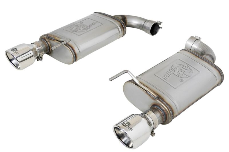 aFe Power 2015-2017 Ford Mustang GT V8-5.0L MACH Force-Xp 2-1/2" 409 Stainless Steel Axle-Back Exhaust System