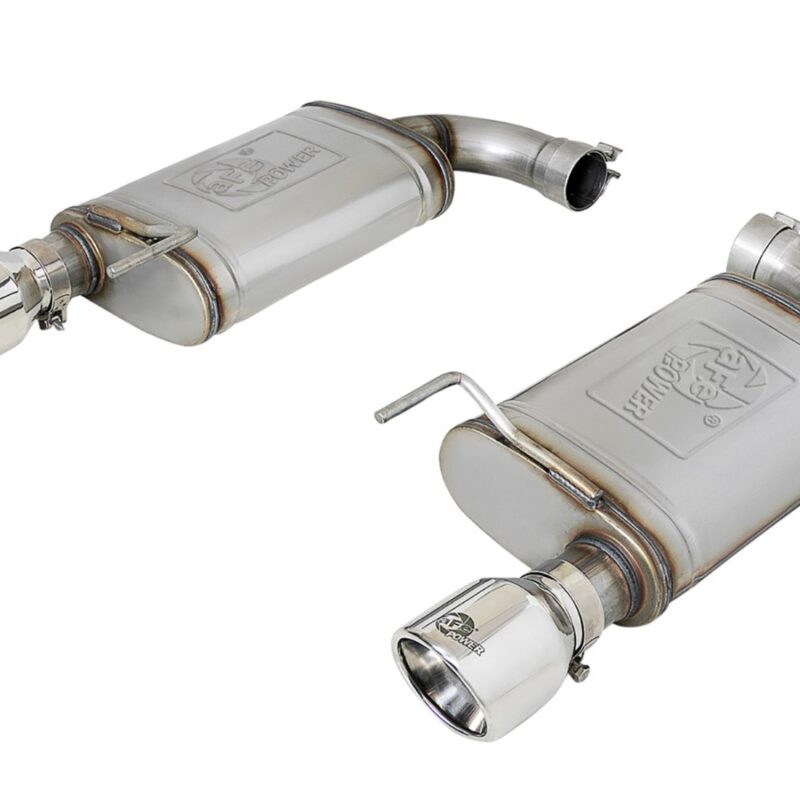 aFe Power 2015-2017 Ford Mustang GT V8-5.0L MACH Force-Xp 2-1/2" 409 Stainless Steel Axle-Back Exhaust System