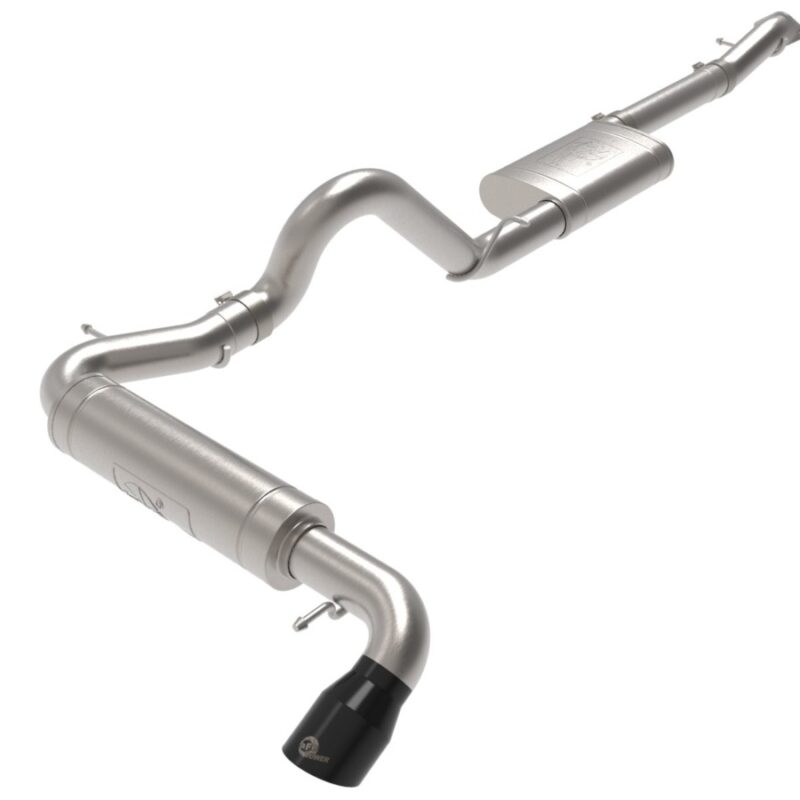 aFe Power 2021-2024 Ford Bronco EcoBoost/V6-2.7L Apollo GT Series 3 IN 409 Stainless Steel Cat-Back Exhaust System w/ Black Tip