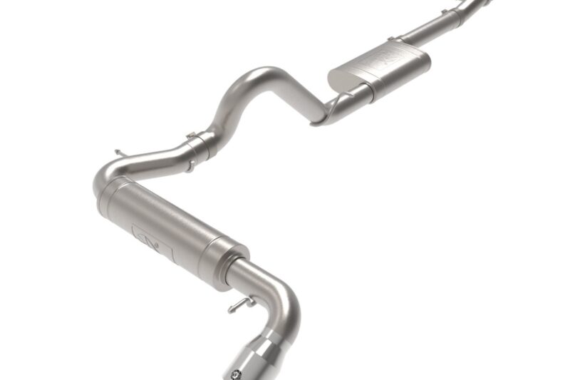 aFe Power 2021-2024 Ford Bronco EcoBoost/V6-2.7L Apollo GT Series 3 IN 409 Stainless Steel Cat-Back Exhaust System w/ Polished Tip
