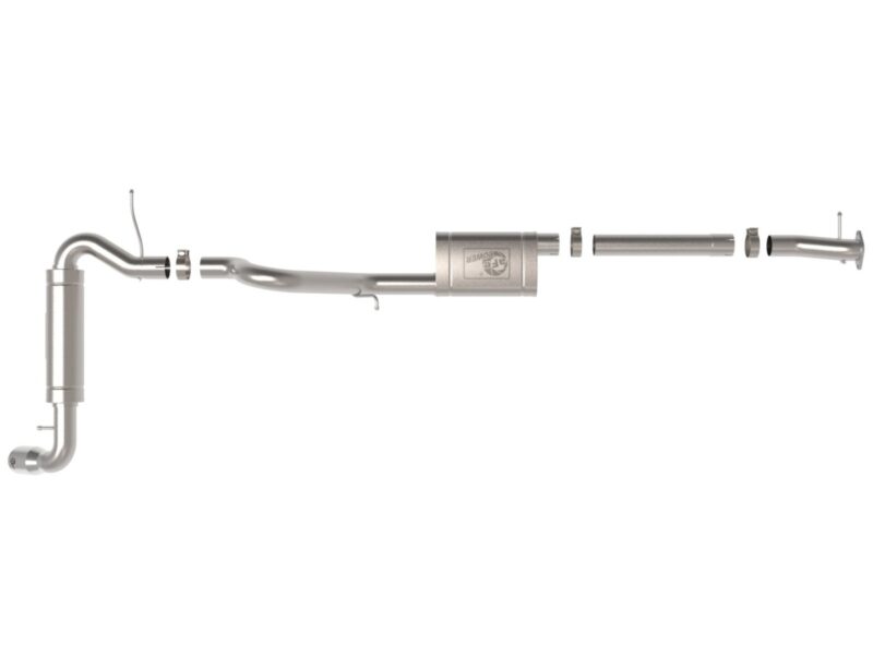 aFe Power 2021-2024 Ford Bronco EcoBoost/V6-2.7L Apollo GT Series 3 IN 409 Stainless Steel Cat-Back Exhaust System w/ Polished Tip - Image 5