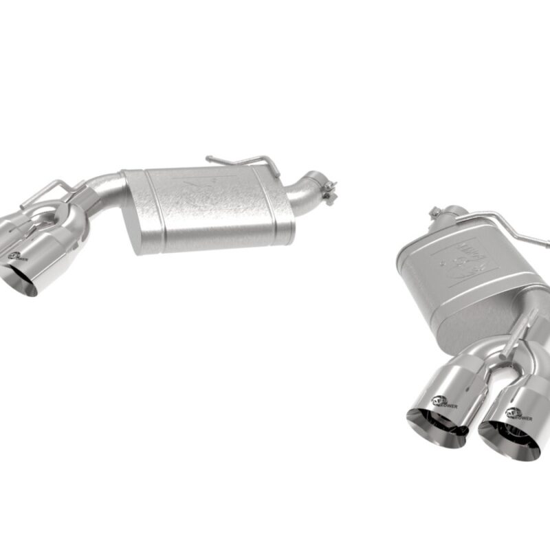 aFe Power 2016-2024 Chevrolet Camaro SS V8-6.2L MACH Force-Xp 3 IN 409 Stainless Steel Axle-Back Exhaust System w/ Muffler