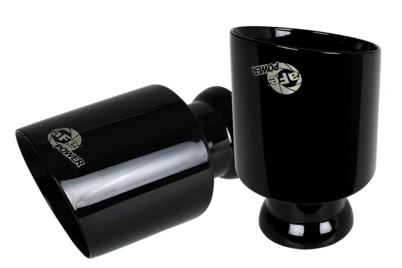 aFe Power 2015-2023 Dodge Charger/Hellcat V8-6.2L/6.4L MACH Force-Xp 4-1/2 IN Black Direct-Fit Exhaust Tip Set