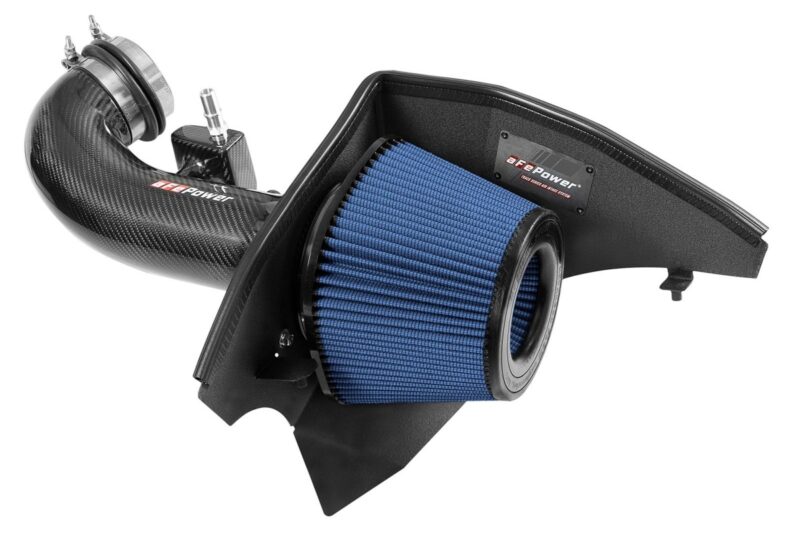 aFe Power 2016-2024 Chevrolet Camaro SS V8-6.2L Track Series Carbon Fiber Cold Air Intake System w/Pro 5R Filter