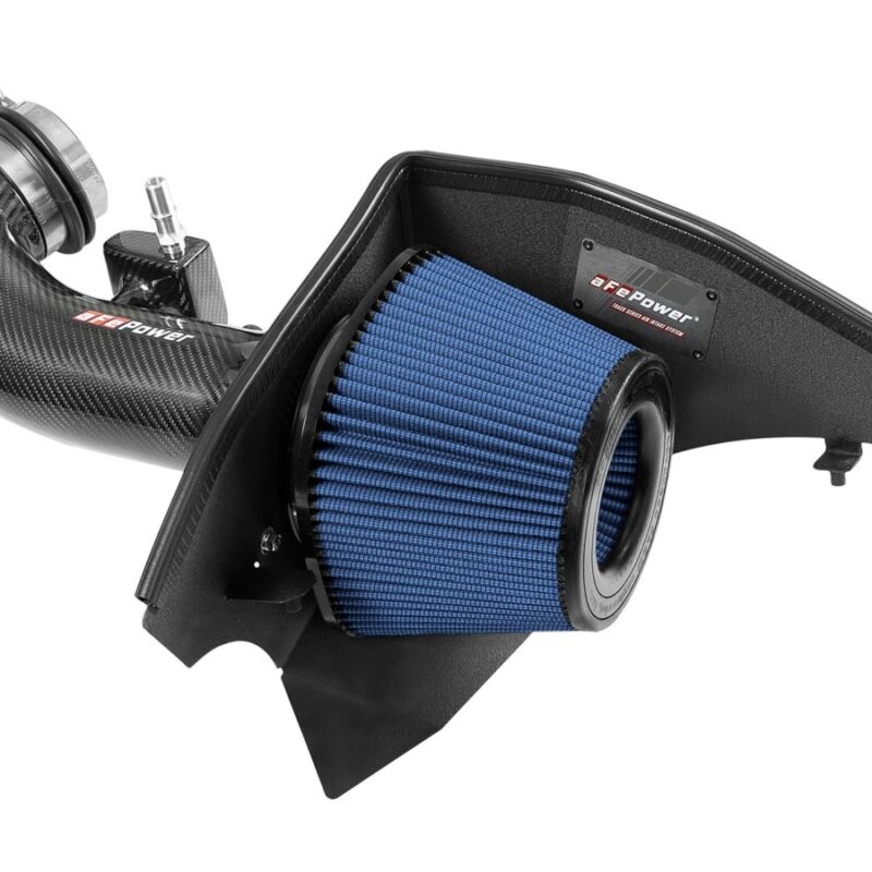 aFe Power 2016-2024 Chevrolet Camaro SS V8-6.2L Track Series Carbon Fiber Cold Air Intake System w/Pro 5R Filter