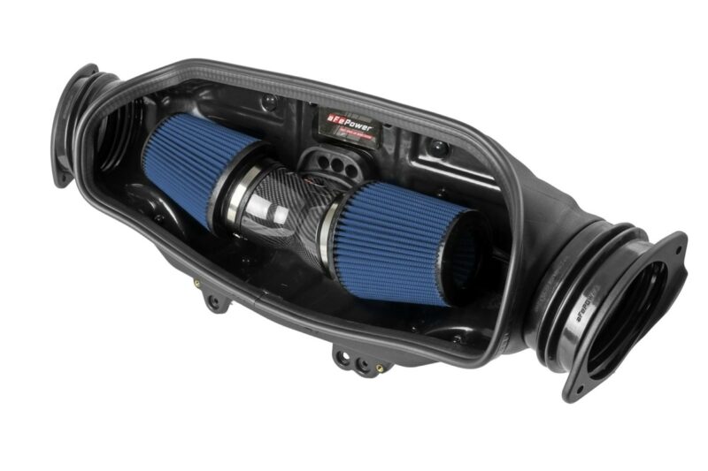 aFe Power 2020-2024 Chevrolet Corvette C8  V8-6.2L Track Series Carbon Fiber Cold Air Intake System w/Pro 5R Filterss