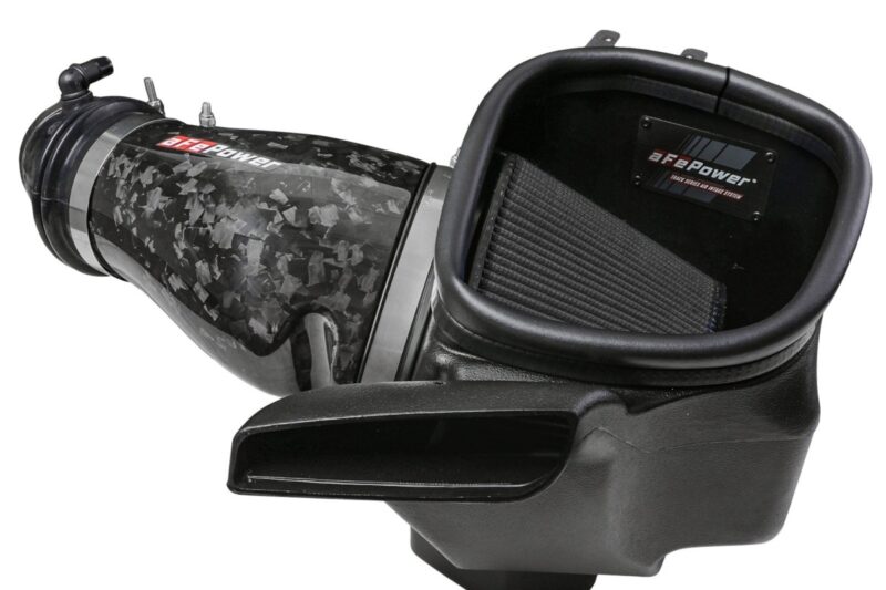 aFe Power 2021-2024 Dodge Durango SRT Hellcat V8-6.2L (sc) Track Series Carbon Fiber Cold Air Intake System w/ Black Pro 5R Filter