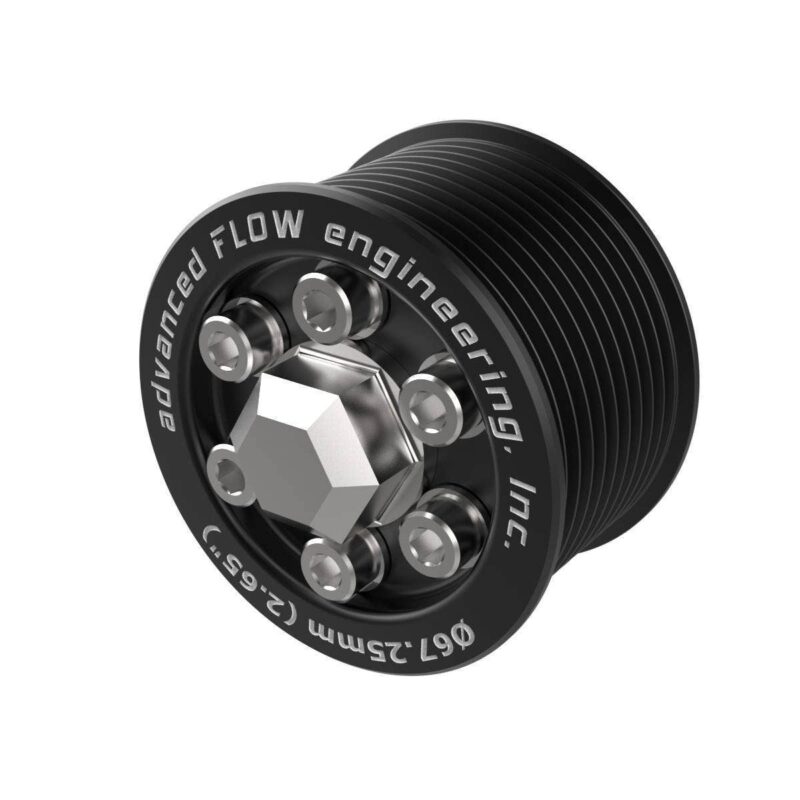aFe Power 2015-2023 Dodge Challenger/Charger SRT Hellcat V8-6.2L (sc) HEMI aFe POWER Supercharger Power Pulley Kit w/ Hub 2.65 IN