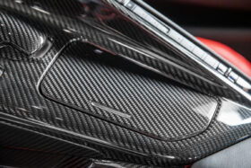 EOS 2020-2024 Chevrolet Corvette C8 Carbon Fiber Center Console w/ Switch Trim Cover - image 14