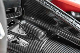 EOS 2020-2024 Chevrolet Corvette C8 Carbon Fiber Center Console w/ Switch Trim Cover - image 15