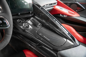 EOS 2020-2024 Chevrolet Corvette C8 Carbon Fiber Center Console w/ Switch Trim Cover - image 16