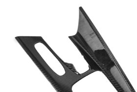 EOS 2020-2024 Chevrolet Corvette C8 Carbon Fiber Center Console w/ Switch Trim Cover - image 12