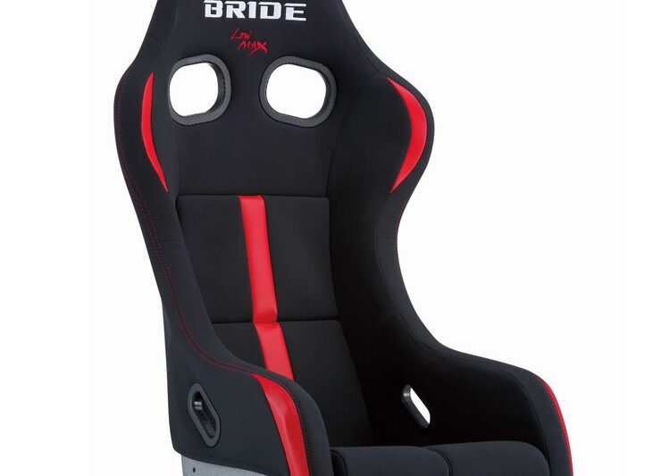 Bride Japan Zetaiv IV Reims (Black-Red) - Silver FRP Back - Standard Cushion – Low Max