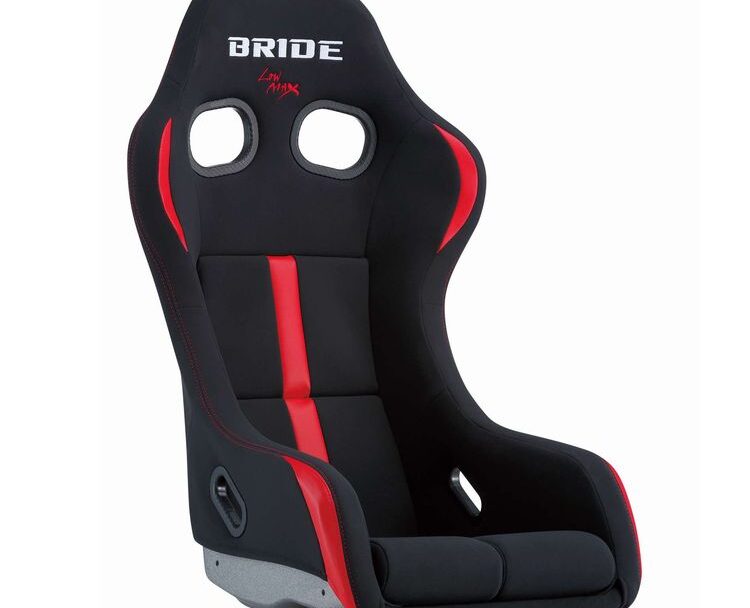 Bride Japan Zetaiv IV Reims (Black-Red) - Silver FRP Back - Standard Cushion – Low Max