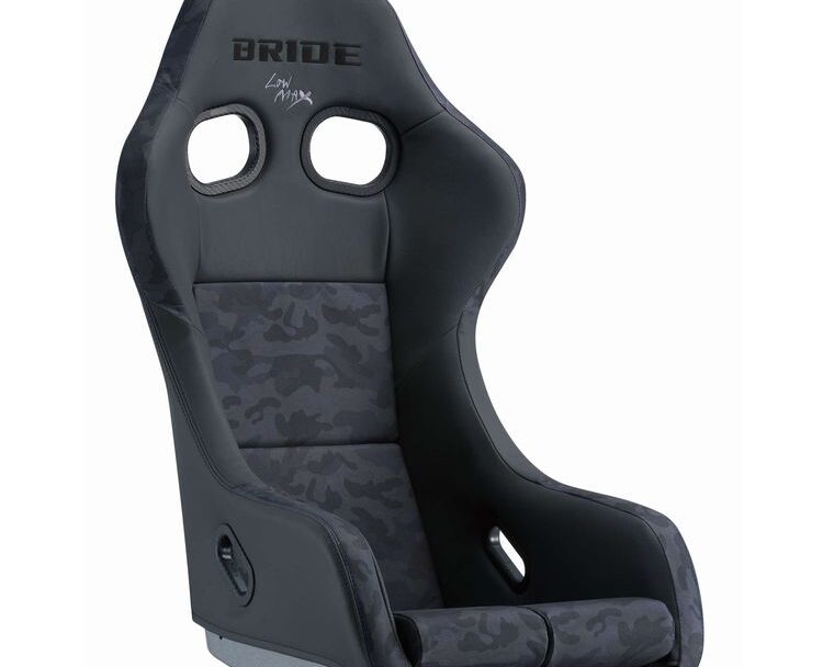 Bride Japan Zetaghost (Blue Camouflage) – Silver FRP Back – Standard Cushion – Low Max