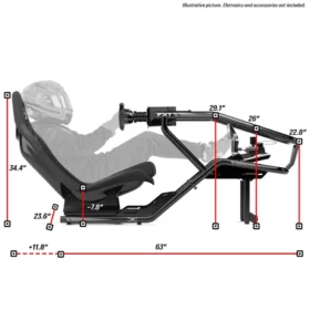 Extreme Simracing ESR Sim Racing Cockpit FX1 - Formula - Image 3
