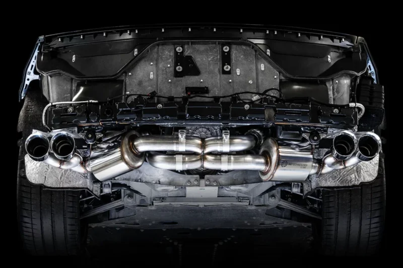 AWE Tuning 2020-2025 Chevrolet Corvette (C8) Touring Edition Exhaust - Diamond Black Tips