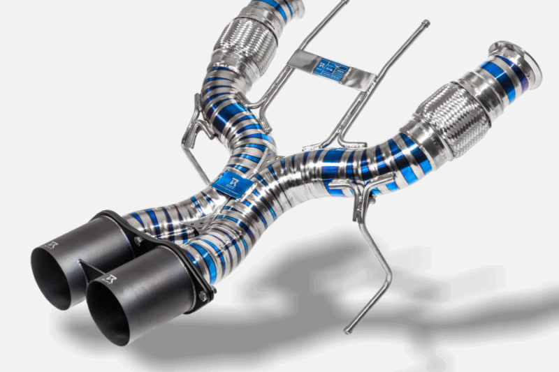 RYFT 2024-2025 McLaren 750S Titanium Race Exhaust - Satin Black