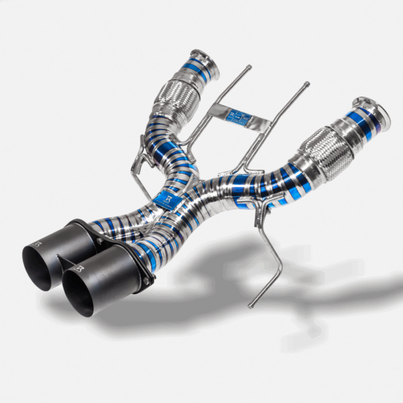 RYFT 2024-2025 McLaren 750S Titanium Race Exhaust - Satin Black