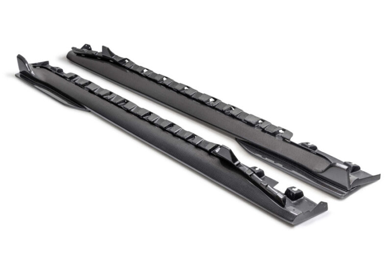 Anderson Composites Type-GT5 Carbon Fiber Side Rocker Panel Splitter for 2024-2025 Ford Mustang
