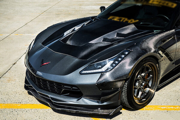 DarwinPro Aero 2014-2019 Chevrolet Corvette C7 Z51/GS/Z06 Carbon Fiber Canards
