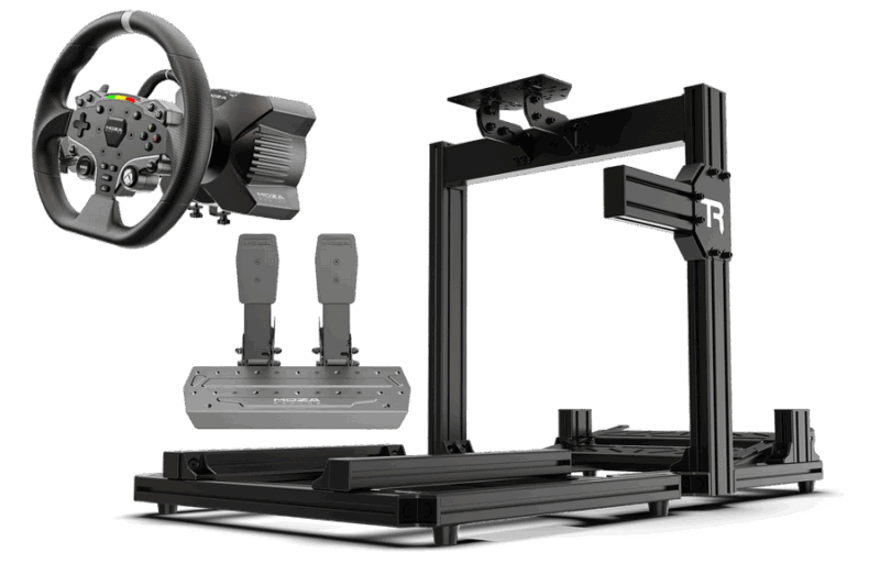 MOZA Racing TR40S Racing Simulator & Wheel, Wheelbase and Pedal Set