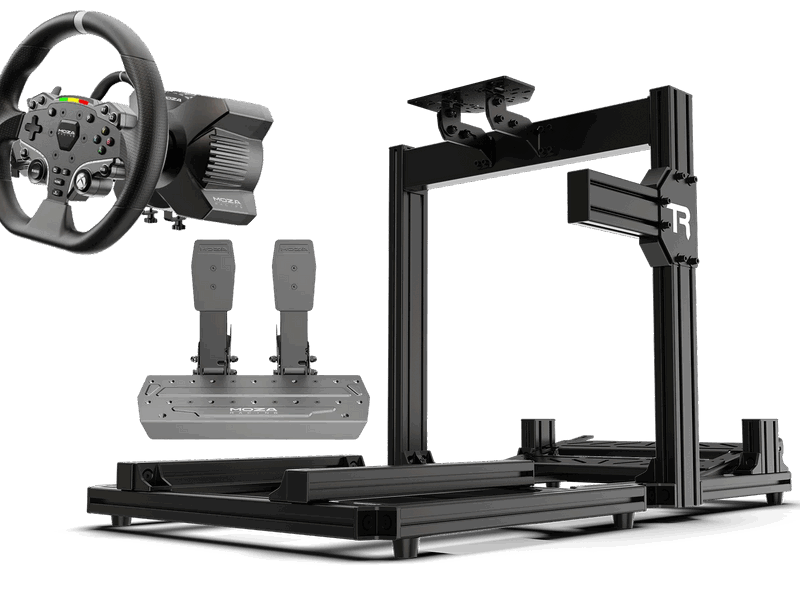 MOZA Racing TR40S Racing Simulator & Wheel, Wheelbase and Pedal Set