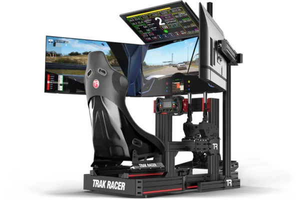 Trak Racer Large Freestanding Quad Monitor Stand - 1200mm / 47.25" Wide