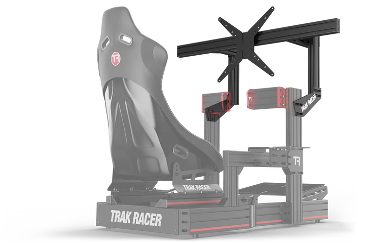 Large Cockpit-Mounted Single Monitor Stand - 1200mm / 47.25 in. Wide