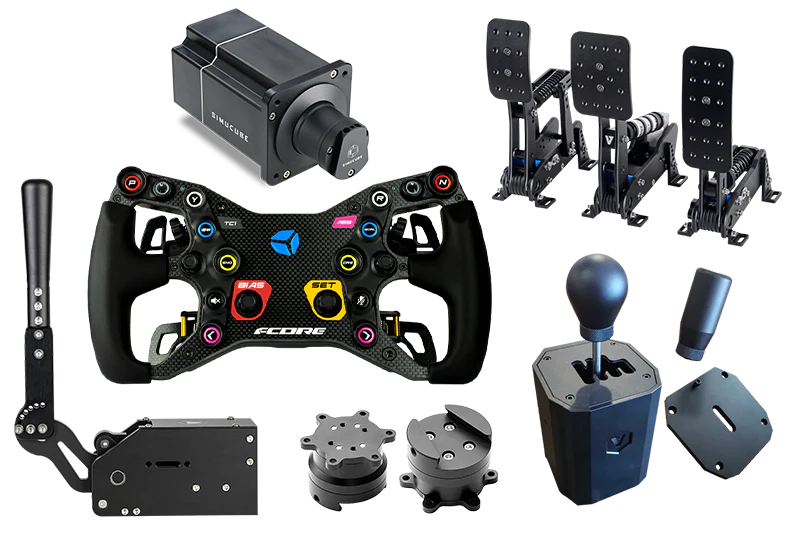 With Pedals, Shifter & Analog Handbrake