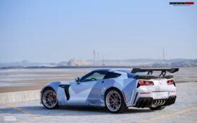 DarwinPro Aerodynamics DarwinPRO Corvette C7 Z51 Grandsport Z06 BKSS Style Rear Diffuser for C7 Corvette - Image 2