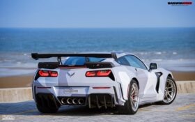 DarwinPro Aerodynamics DarwinPRO Corvette C7 Z51 Grandsport Z06 BKSS Style Rear Diffuser for C7 Corvette - Image 3