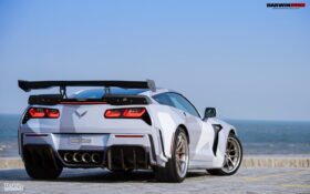 DarwinPro Aerodynamics DarwinPRO Corvette C7 Z51 Grandsport Z06 BKSS Style Trunk Spoiler for C7 Corvette - Image 6