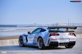 DarwinPro Aerodynamics DarwinPRO Corvette C7 Z51 Grandsport Z06 BKSS Style Trunk Spoiler for C7 Corvette - Image 5