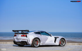 DarwinPro Aerodynamics DarwinPRO Corvette C7 Z51 Grandsport Z06 BKSS Style Trunk Spoiler for C7 Corvette - Image 3