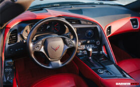 DarwinPro Aerodynamics DarwinPRO Corvette C7 Z06 Grandsport Dry Carbon Fiber Interior Steering Wheel Cover Trim for C7