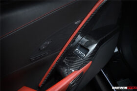 DarwinPro Aerodynamics DarwinPRO Corvette C7 Z06 Grandsport Dry Carbon Fiber Interior Door Panel Cover Trim for C7 Corvette