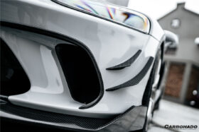 DarwinPro Aerodynamics DarwinPRO GT WP Style Dry Carbon Fiber Front Bumper Canards for McLaren GT - Image 7