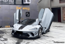 DarwinPro Aerodynamics DarwinPRO GT WP Style Dry Carbon Fiber Side Skirts for McLaren GT - Image 4